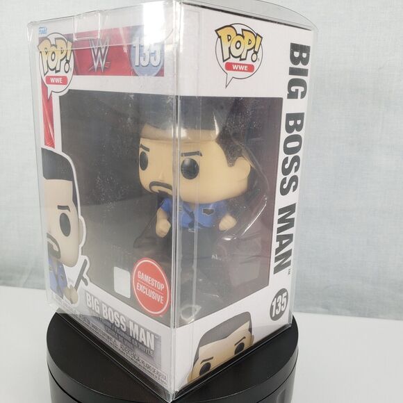Funko Pop! Vinyl: WWE - Big Boss Man - GameStop (GS) (Exclusive) #135 W/Protecto - Picture 12 of 16